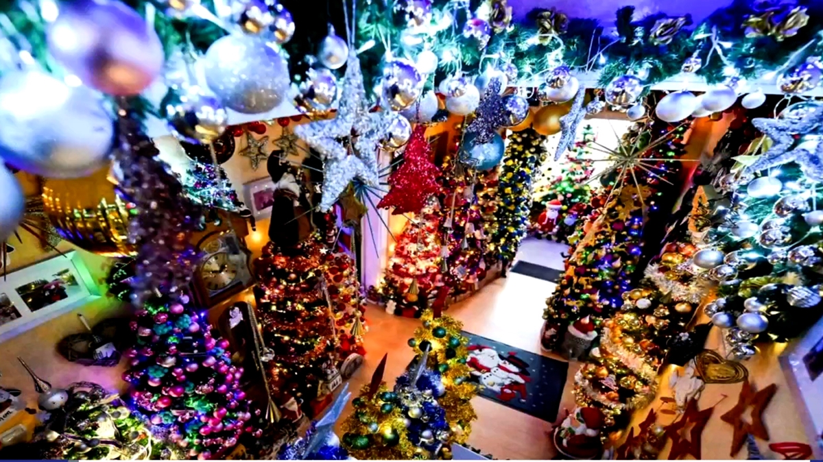  Τα Χριστούγεννα της υπερβολής: Οικογένεια στην Γερμανία γέμισε το σπίτι με 555 δέντρα – Δύο μήνες διήρκησε ο στολισμός