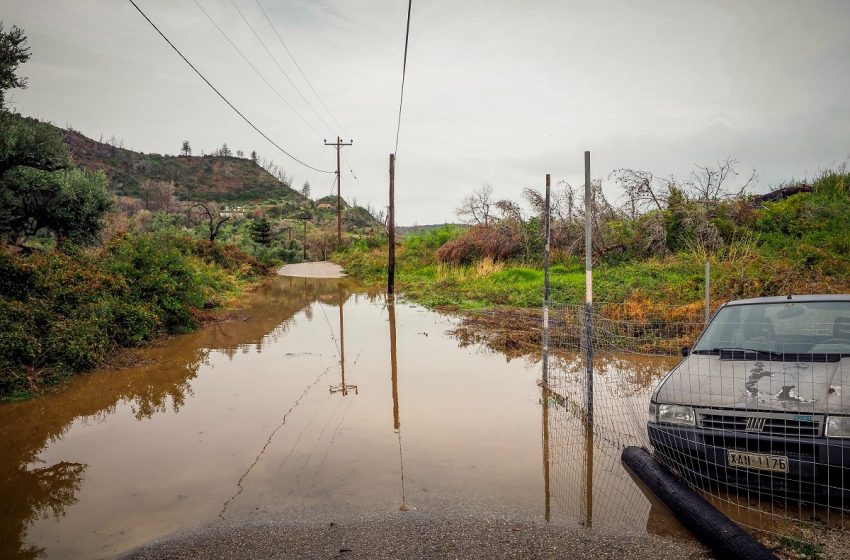  Στο ΕΣΠΑ η αντιπλημμυρική θωράκιση περιοχών Ασμηνίου, Πευκίου, Αρτεμισίου και Γουβών στην Εύβοια