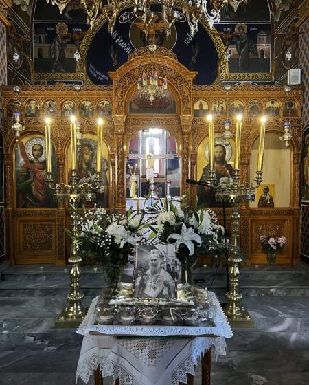  Ο Αρχιεπίσκοπος Κρήτης τέλεσε το μνημόσυνο του Μακαριστού Αρχιεπισκόπου Ευγενίου Ψαλιδάκη