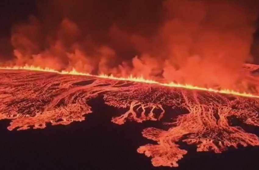  Σε κατάσταση έκτακτης ανάγκης η νότια Ισλανδία λόγω νέας ηφαιστειακής έκρηξης- Εντυπωσιακές εικόνες με ποτάμια λάβας