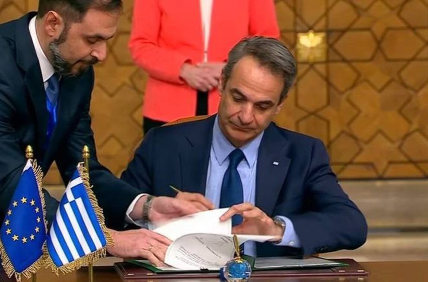  Υπεγράφη η Κοινή Δήλωση για τη σύσταση του Ανώτατου Συμβουλίου Συνεργασίας Ελλάδας – Αιγύπτου