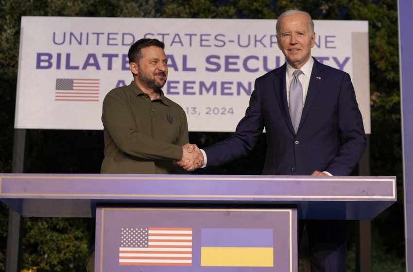  G7: 10ετή αμυντική συμφωνία υπέγραψαν ΗΠΑ και Ουκρανία – Τι προβλέπει