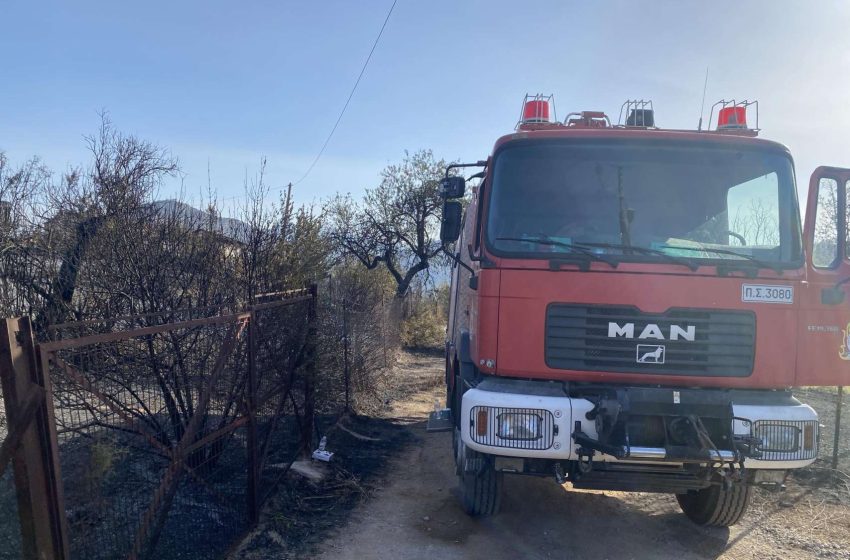  Οριοθετημένη και χωρίς ενεργό μέτωπο η πυρκαγιά σε αγροτοδασική έκταση στο Συκάμινο Ωρωπού