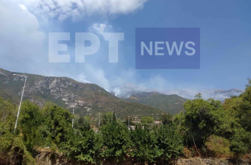  Καβάλα: Μάχη με τις φλόγες δίνουν για 6η ημέρα οι πυροσβεστικές δυνάμεις στο Παγγαίο