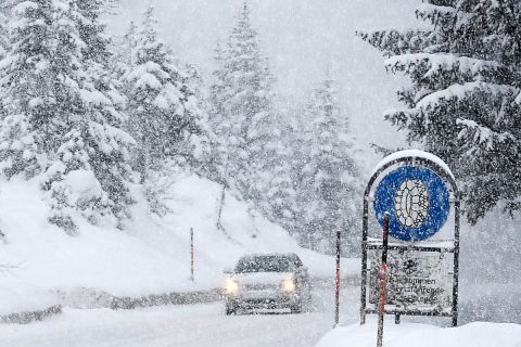 Snow on the road