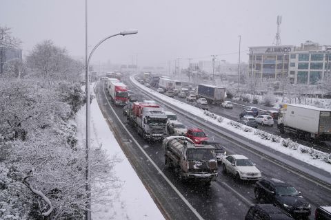 Snow on the road